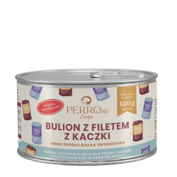 Perro Bulion z filetem z kaczki dla psa i kota 140g