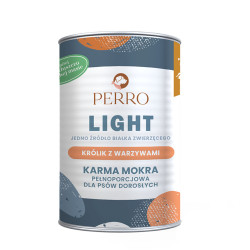 Perro Królik LIGHT 400g mokra karma dla psa