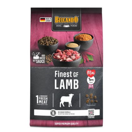 Belcando Finest GF Lamb jagnięcina dla psów dorosłych ras S-M 4 kg