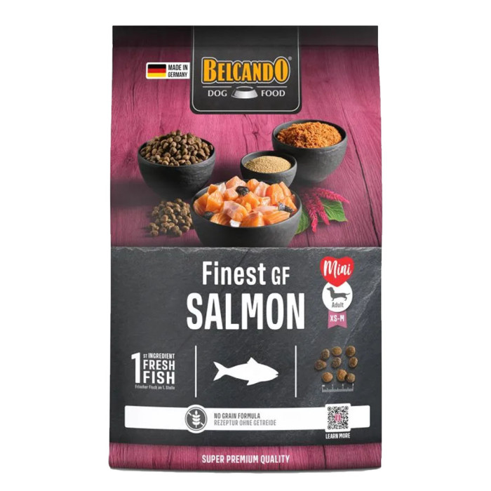 Belcando Finest GF Salmon Sucha karma 4 kg  dla psów wrażliwych XS-M