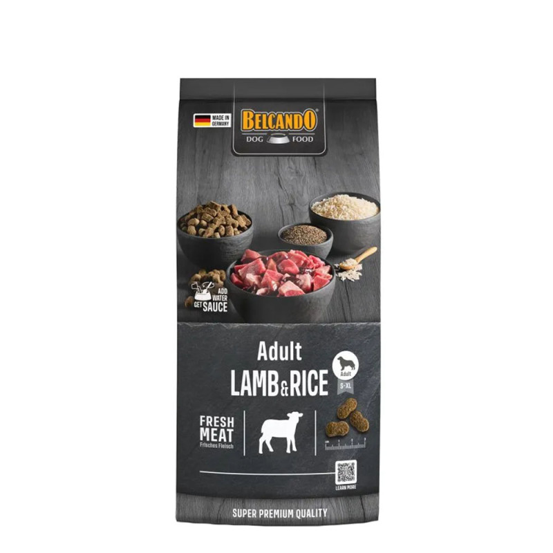 Belcando Adult Lamb & Rice Sucha karma 1 kg  dla psów wrażliwych o normalnej aktywności M-XL