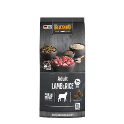 Belcando Adult Lamb & Rice Sucha karma 1 kg  dla psów wrażliwych o normalnej aktywności M-XL