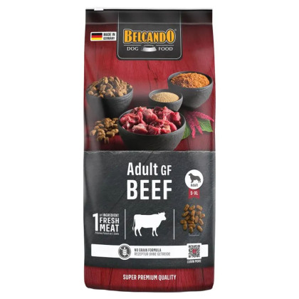 Belcando Adult GF Beef Sucha karma bezzbożowa wołowina 12,5 kg dla psów XS-XL