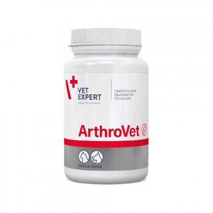 VetExpert Arthrovet Preparat na stawy dla ps贸w i kot贸w Polecany przy urazach ortopedycznych 60 tabletek