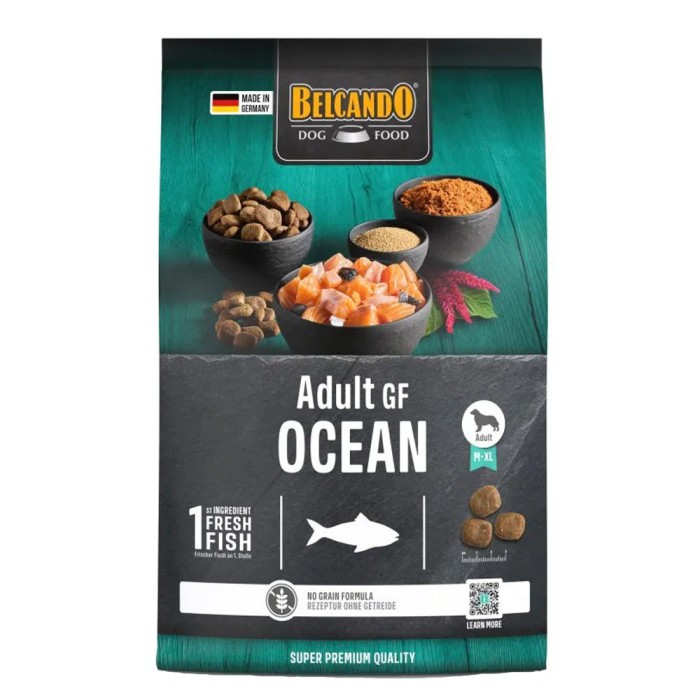 Belcando Adult GF Ocean Sucha karma 4 kg dla psów ryba M-XL
