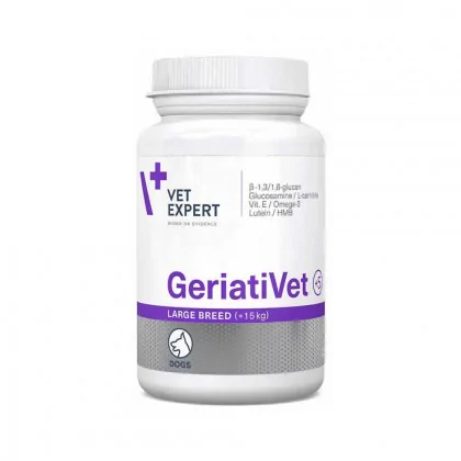 VetExpert Geriativet Preparat dla starszych ps贸w du偶ych ras +7lat 45 tabletek