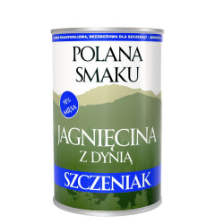 Polana Smaku Junior Jagnięcina z dynią mokra karma dla szczeniaka 400g