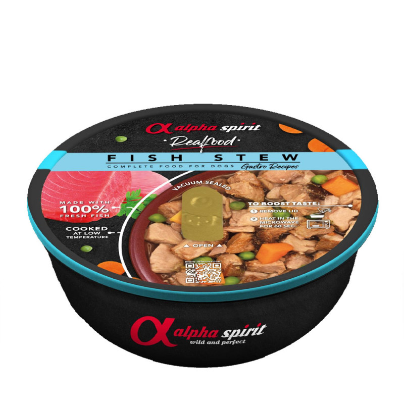 Alpha Spirit Karma mokra dla psa Real Food Gulasz Tuńczyk 280g