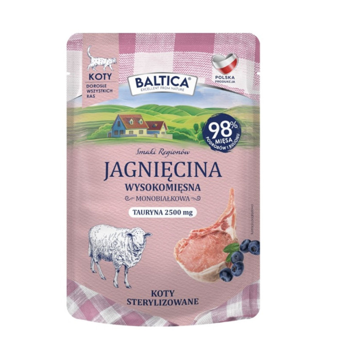 Baltica KOT Jagnięcina 100g saszetka