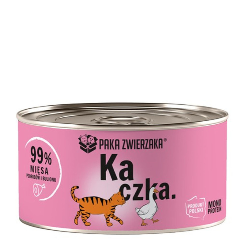 Paka Zwierzaka KOT Kaczka 200g karma mokra