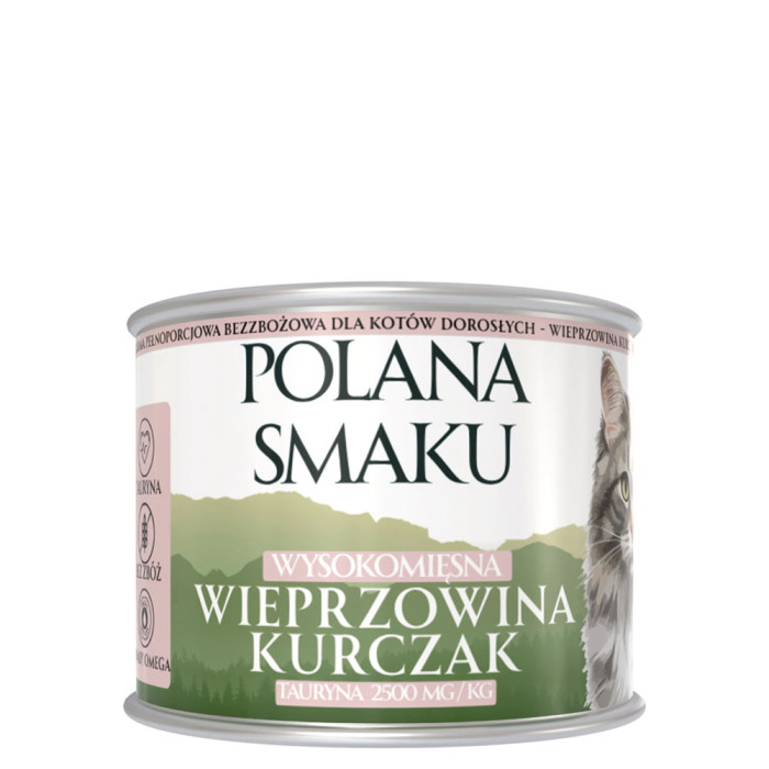 Polana Smaku Wieprzowina i Kurczak 200g karma dla kota