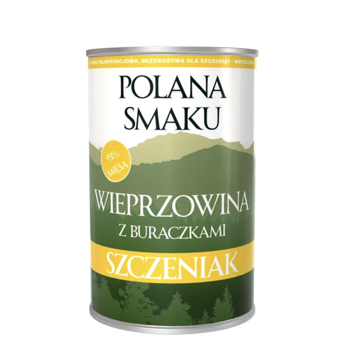 Polana Smaku Junior Wieprzowina 400g dla szczeniaka