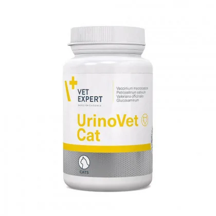 VetExpert Urinovet Cat Preparat na drogi moczowe dla kot贸w Wielokierunkowe dzia艂anie 45 kapsu艂ek