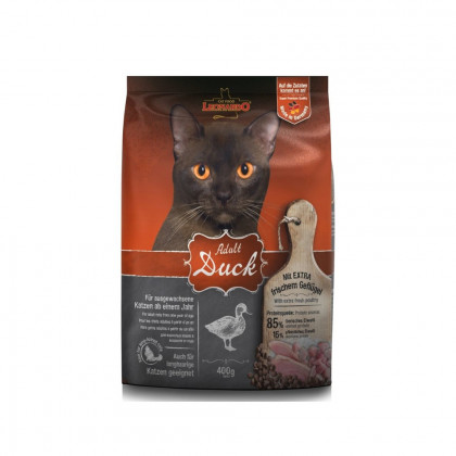 Leonardo Adult Duck  karma dla kotów kaczka i ryż  Łatwo przyswajalna produkt  400g