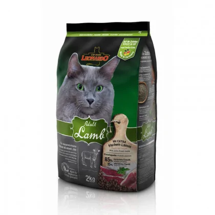Leonardo Adult Lamb Sucha karma dla kot贸w jagni臋cina Bardzo dobrze tolerowany produkt 2kg