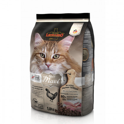 Leonardo Adult Maxi Gf Sucha karma dla kotów z nietolerancją pokarmową produkt 1,8 kg