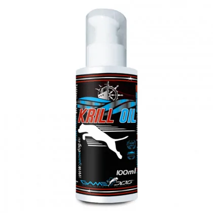 Game Dog butelka z olejem z kryla antarktycznego Krill Oil o pojemności 100 ml