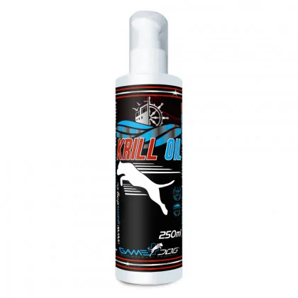 GameDog Olej z kryla antarktycznego dla psów Krill Oil 250ml