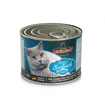 Leonardo Quality Selection Mokra karma dla kotów bogata w ryby morskie produkt  200g