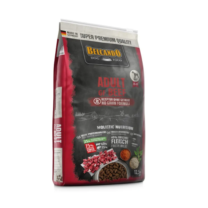 Belcando Adult GF Beef worek 12,5kg karmy wołowina dla psów dorosłych wszystkich ras
