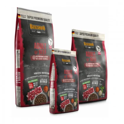 Belcando Adult GF Beef worki karmy 12,5 kg, 4kg, 1 kg karma bezzbożowa wołowina