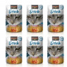 Drink Dodatek do karmy suchej lub mokrej dla kotów łosoś 40g 6szt.